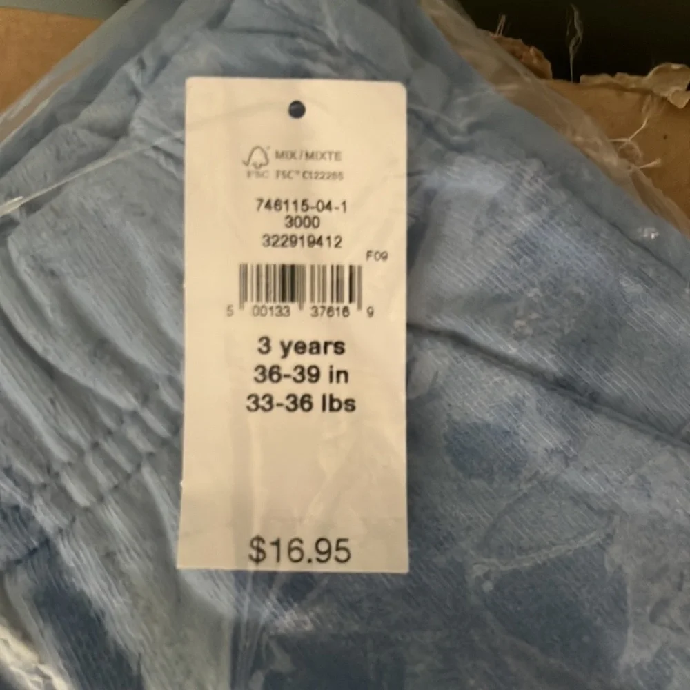 GAP Kids Sky Blue Shorts with Tan Tie